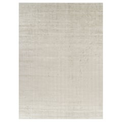 Rug 
Kilim
s Oversized Contemporary Textural Solid Rug in Light Beige Tones (Tapis massif contemporain surdimensionné dans les tons beige clair)