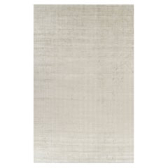 Rug 
Kilim
s Oversized Contemporary Textural Solid Rug in Light Beige Tones (Tapis massif contemporain surdimensionné dans les tons beige clair)
