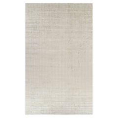 Rug 
Kilim
s Oversized Contemporary Textural Solid Rug in Light Beige Tones (Tapis massif contemporain surdimensionné dans les tons beige clair)