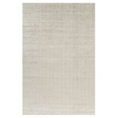 Rug 
Kilim
s Oversized Contemporary Textural Solid Rug in Light Beige Tones (Tapis massif contemporain surdimensionné dans les tons beige clair)