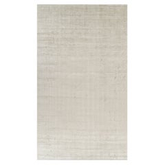 Rug 
Kilim
s Oversized Contemporary Textural Solid Rug in Light Beige Tones (Tapis massif contemporain surdimensionné dans les tons beige clair)