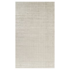 Rug 
Kilim
s Oversized Contemporary Textural Solid Rug in Light Beige Tones (Tapis massif contemporain surdimensionné dans les tons beige clair)