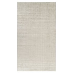Rug 
Kilim
s Oversized Contemporary Textural Solid Rug in Light Beige Tones (Tapis massif contemporain surdimensionné dans les tons beige clair)