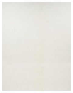 Rug 
Kilim
s Oversized Contemporary Textural Solid Rug in White Tones (Tapis massif texturé contemporain surdimensionné dans les tons blancs)