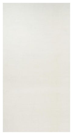 Rug & Kilim’s Oversized Contemporary Textural Solid Rug in White Tones