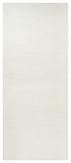 Alfombra contemporánea sobredimensionada de textura sólida en tonos blancos de Rug
Kilim