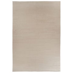 Rug 
Kilims übergroßer moderner Strukturteppich in Beige und cremefarbenen Streifen