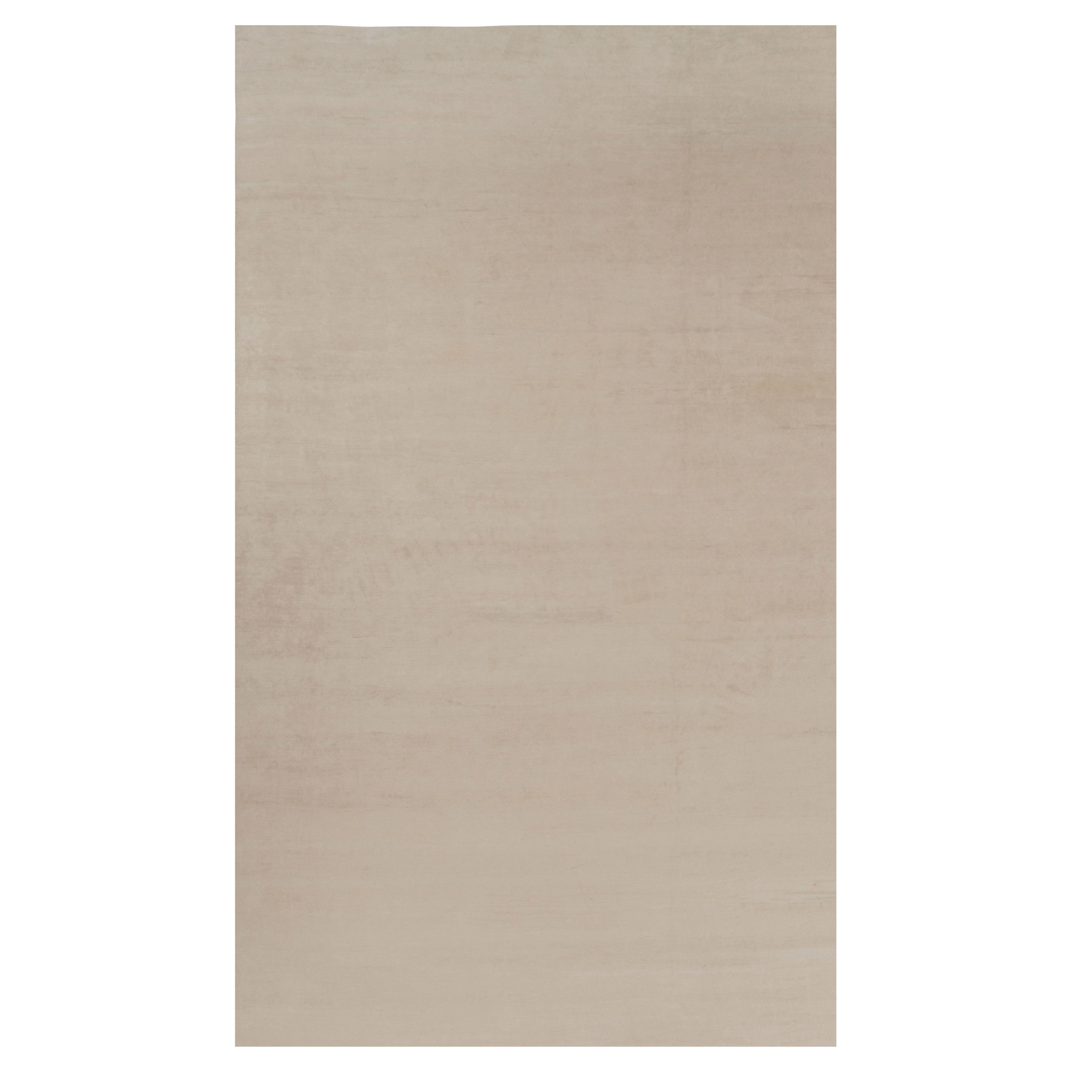 Rug 
Kilim’s Oversized Modern Textural Rug in Beige and Cream Striae