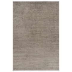 Rug 
Kilim’s Oversized Modern Textural Rug in Brown, Gray and Beige Striae