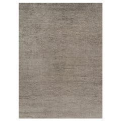 Rug 
Kilim’s Oversized Modern Textural Rug in Brown, Gray and Beige Striae