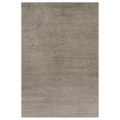 Rug 
Kilim’s Oversized Modern Textural Rug in Brown, Gray and Beige Striae