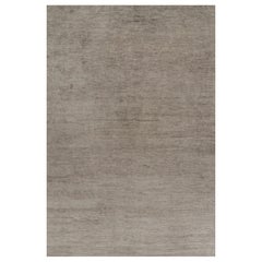 Rug 
Kilim’s Oversized Modern Textural Rug in Brown, Gray and Beige Striae