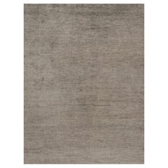Rug 
Kilim’s Oversized Modern Textural Rug in Brown, Gray and Beige Striae