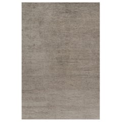 Rug 
Kilim’s Oversized Modern Textural Rug in Brown, Gray and Beige Striae