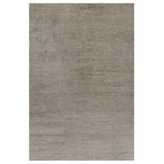 Rug 
Kilim’s Oversized Modern Textural Rug in Brown, Gray and Beige Striae