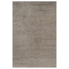 Rug 
Kilim’s Oversized Modern Textural Rug in Brown, Gray and Beige Striae