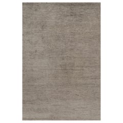 Rug 
Kilim’s Oversized Modern Textural Rug in Brown, Gray and Beige Striae