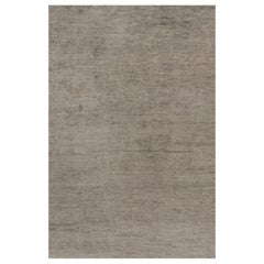 Rug 
Kilim’s Oversized Modern Textural Rug in Brown, Gray and Beige Striae