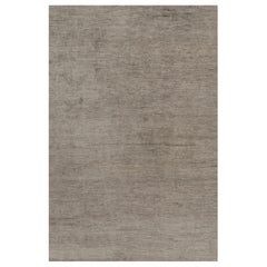 Rug 
Kilim’s Oversized Modern Textural Rug in Brown, Gray and Beige Striae