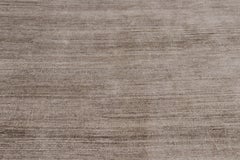 Rug & Kilim’s Oversized Modern Textural Rug in Brown, White and Beige Striae
