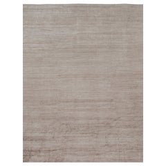 Rug 
Kilims übergroßer moderner Strukturteppich in braunen, weißen und beigefarbenen Streifen