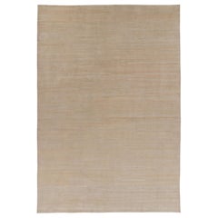 Rug 
Kilim’s Oversized Modern Textural Rug, Tone-on-Tone Cream and Beige Striae