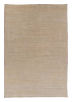 Rug 
Kilim’s Oversized Modern Textural Rug, Tone-on-Tone Cream and Beige Striae