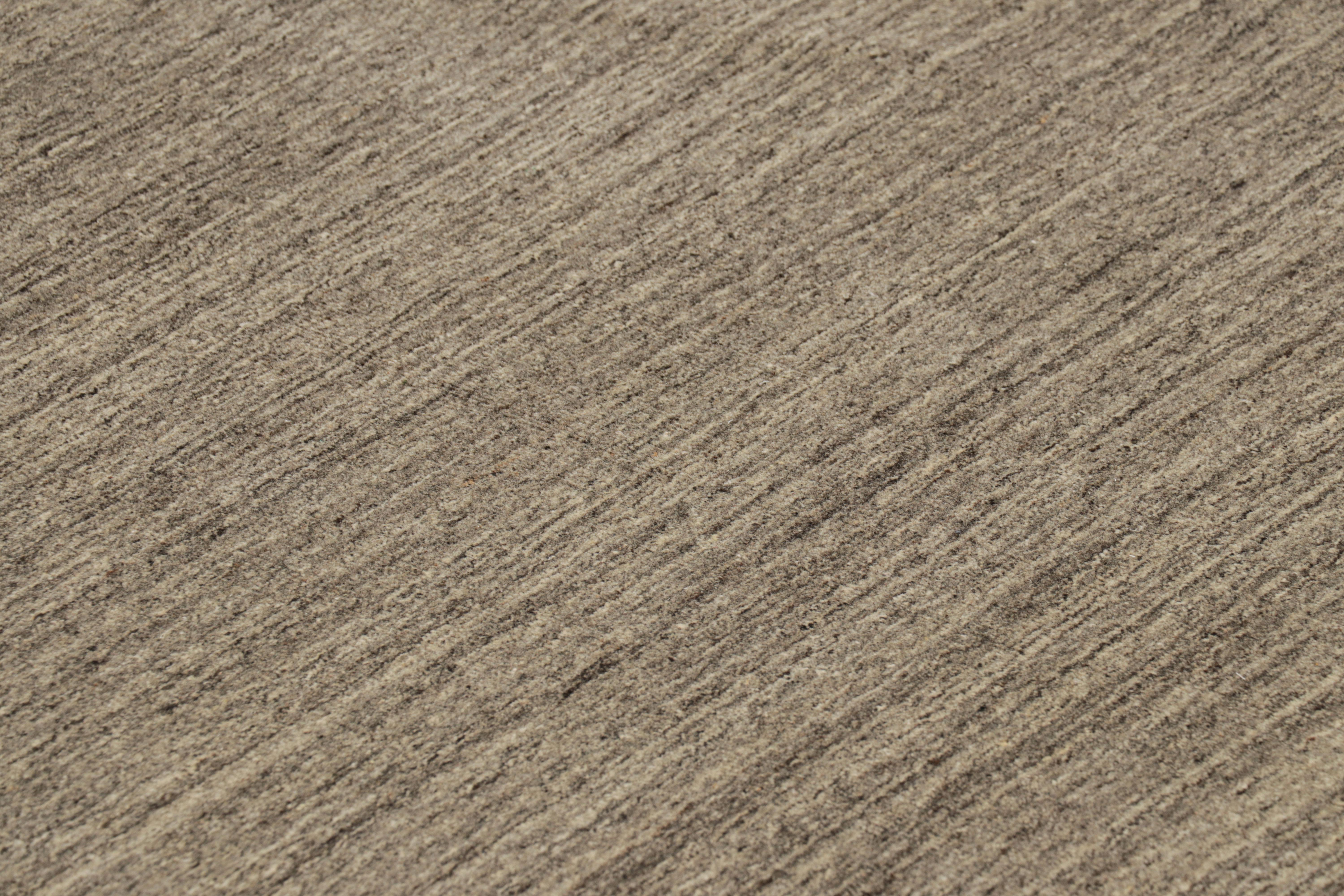 This 15x24 contemporary rug is the newest addition to the Rug & Kilim Textural Collection, with an inventive take on solid rugs with movement in its subtle striae. 

On the Design: 

Our Textural collection enjoys an inventive take on plain rugs,