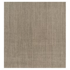 Rug 
Kilim
s Oversized Modern Modern Textural Rug with Beige and Gray Striae (tapis moderne surdimensionné avec des rayures beiges et grises)