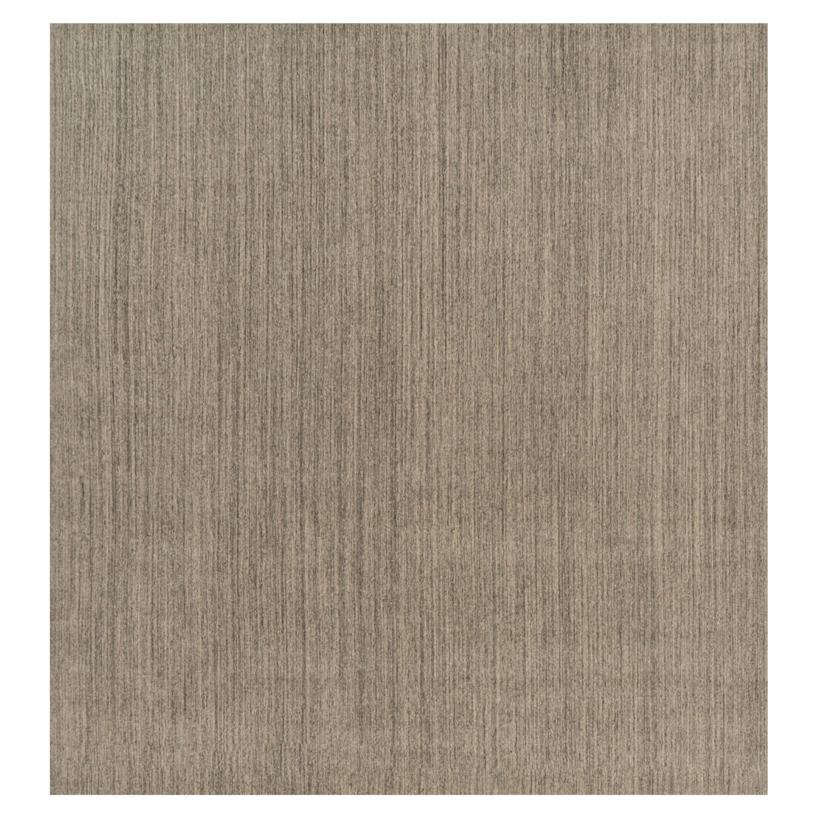 Rug 
Kilim
s Oversized Modern Modern Textural Rug with Beige and Gray Striae (tapis moderne surdimensionné avec des rayures beiges et grises)