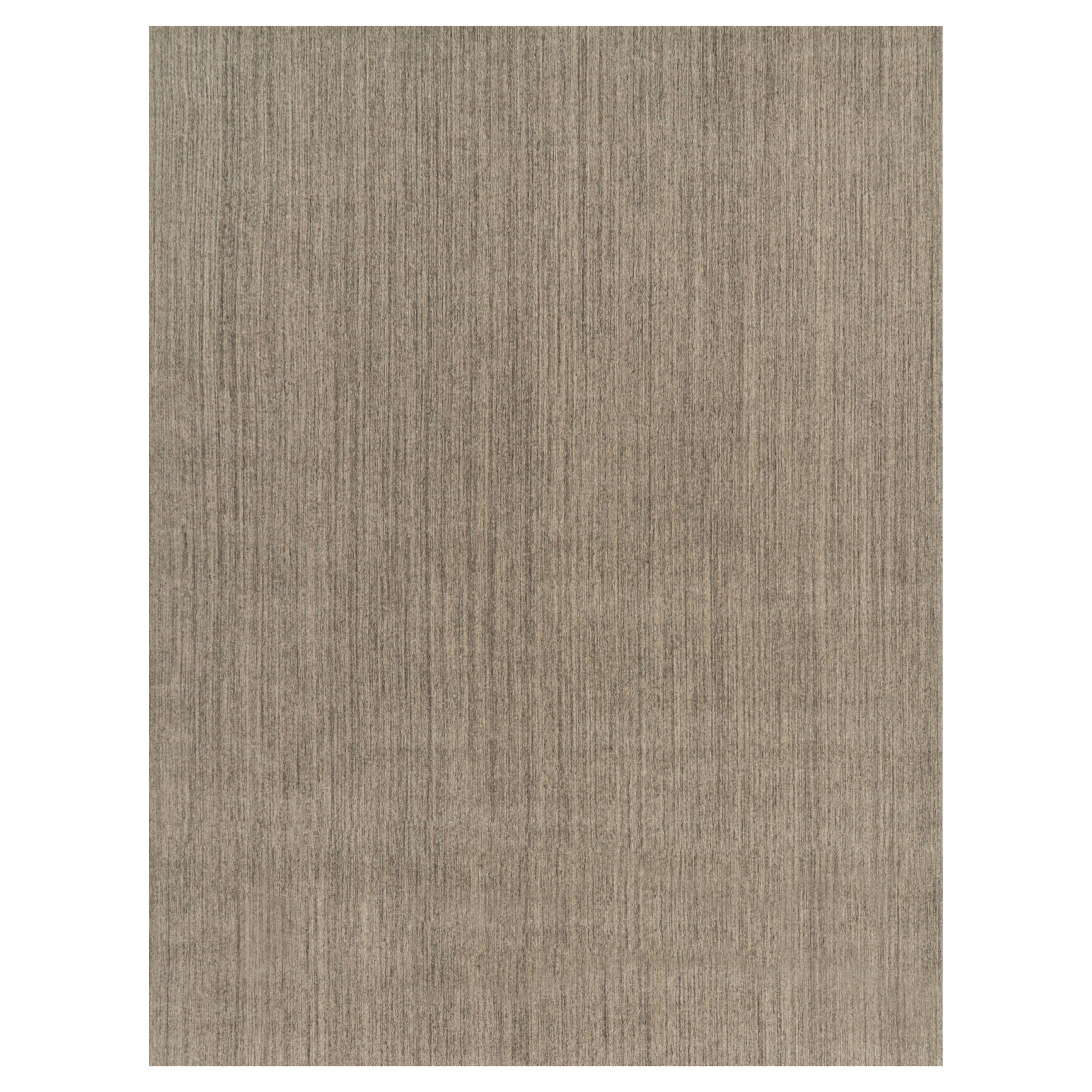 Rug 
Kilim
s Oversized Modern Modern Textural Rug with Beige and Gray Striae (tapis moderne surdimensionné avec des rayures beiges et grises)