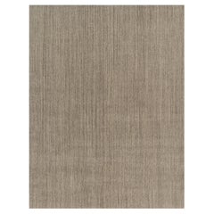 Rug 
Kilim
s Oversized Modern Modern Textural Rug with Beige and Gray Striae (tapis moderne surdimensionné avec des rayures beiges et grises)