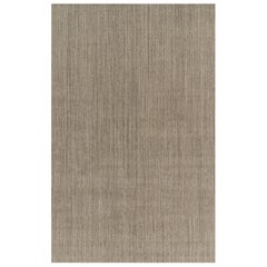 Rug 
Kilim’s Oversized Modern Textural Rug with Beige and Gray Striae