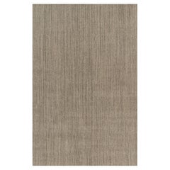 Rug 
Kilim’s Oversized Modern Textural Rug with Beige and Gray Striae
