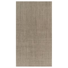 Rug 
Kilim’s Oversized Modern Textural Rug with Beige and Gray Striae