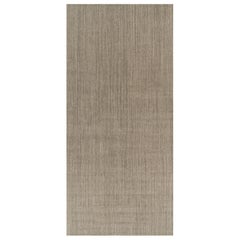 Rug 
Kilim
s übergroßer moderner Strukturteppich mit beigen und grauen Streifen