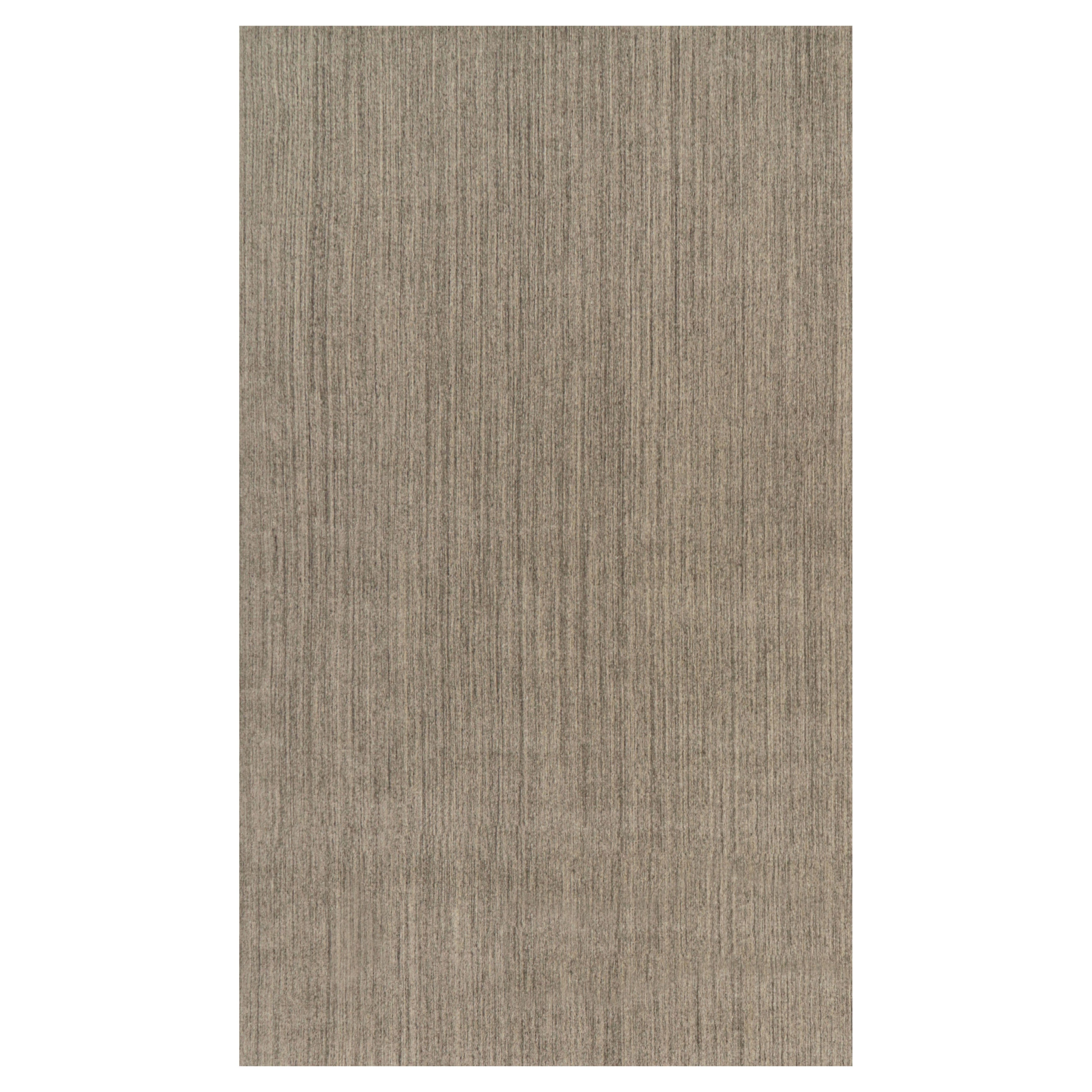 Rug 
Kilim’s Oversized Modern Textural Rug with Beige and Gray Striae
