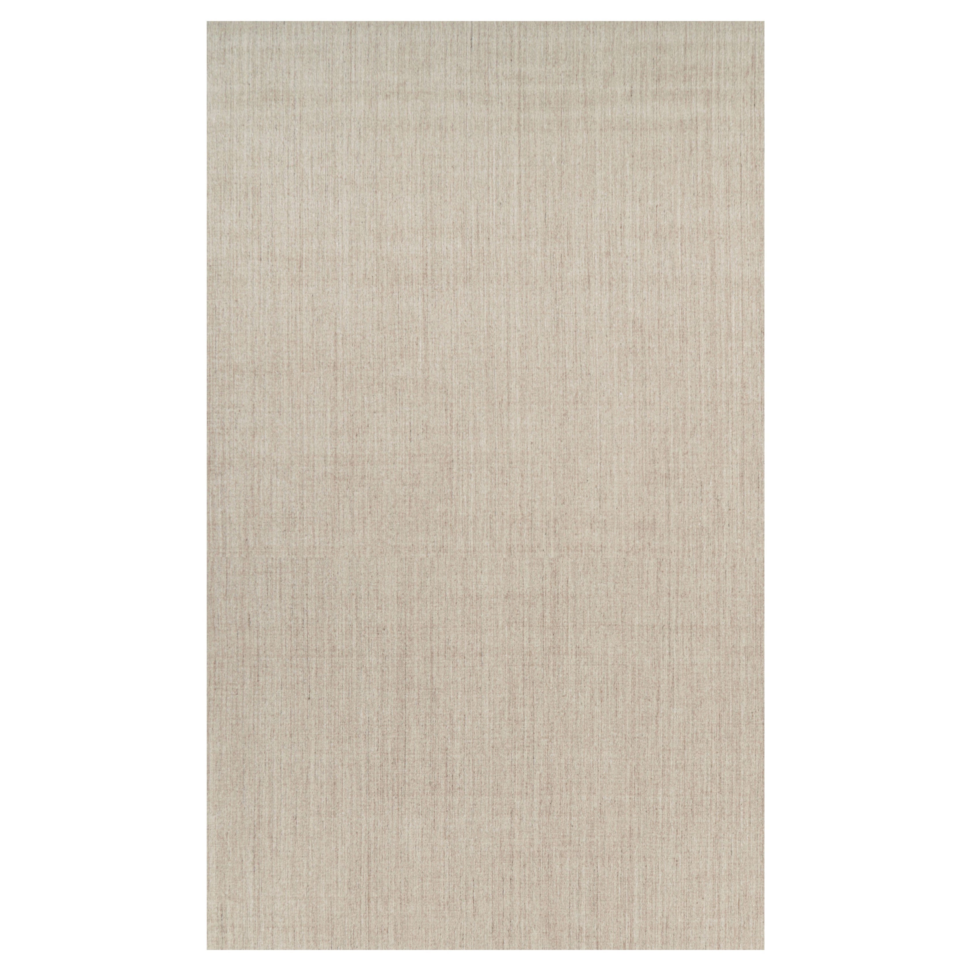 Rug 
Kilim’s Oversized Modern Textural Solid Rug in Beige Tones and Striae