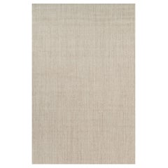 Rug 
Kilim’s Oversized Modern Textural Solid Rug in Beige Tones and Striae
