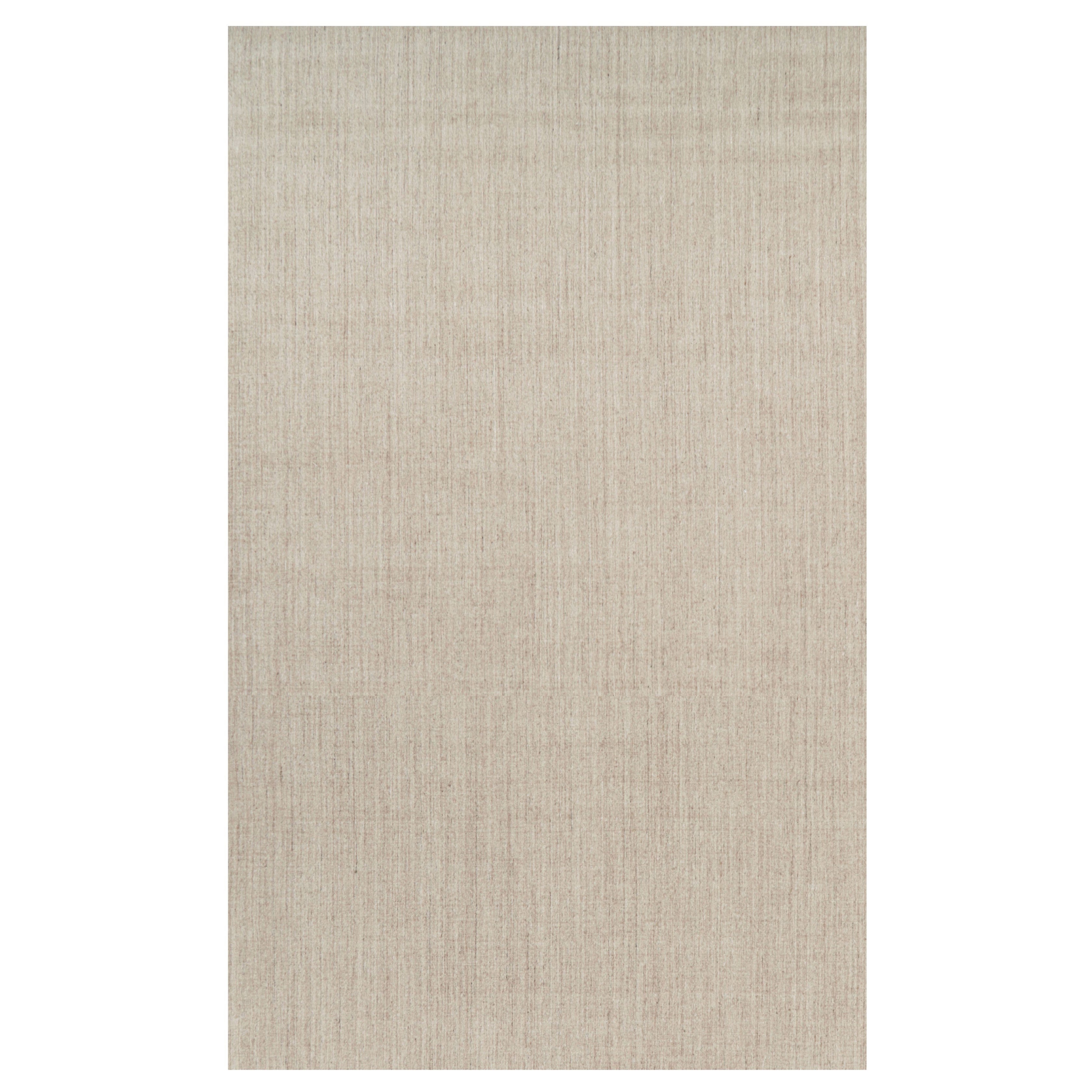 Rug 
Kilim’s Oversized Modern Textural Solid Rug in Beige Tones and Striae