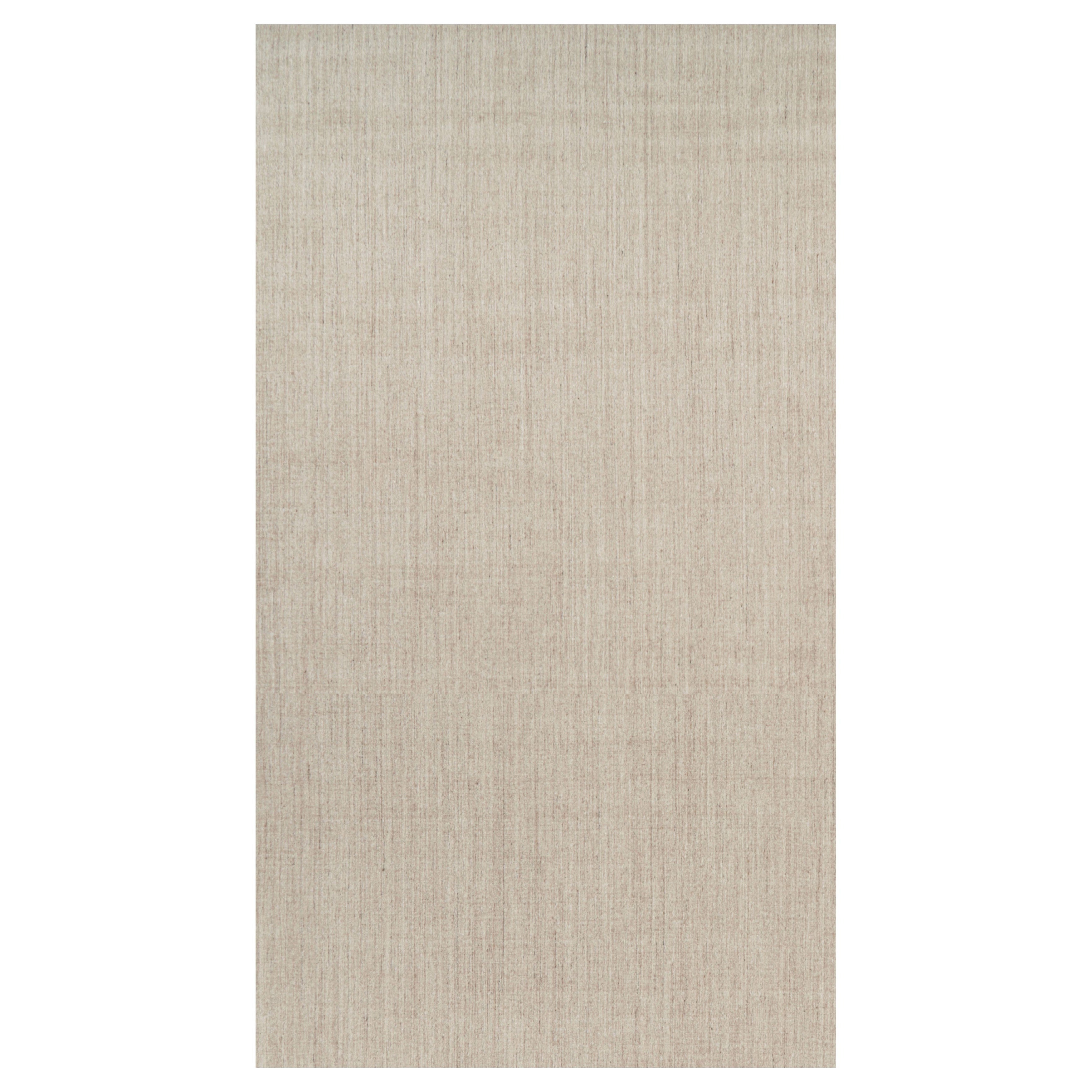 Rug 
Kilim’s Oversized Modern Textural Solid Rug in Beige Tones and Striae