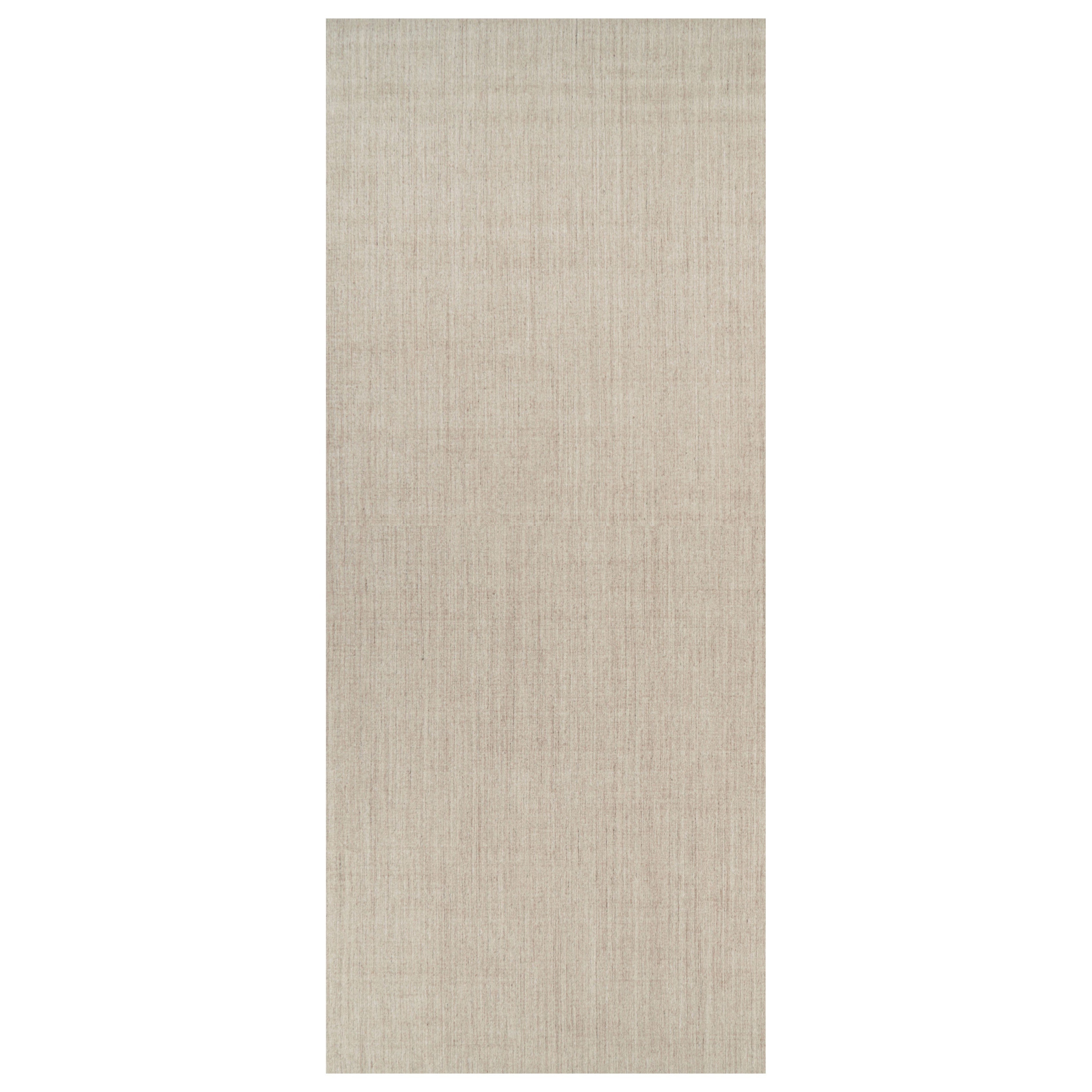 Rug 
Kilim’s Oversized Modern Textural Solid Rug in Beige Tones and Striae