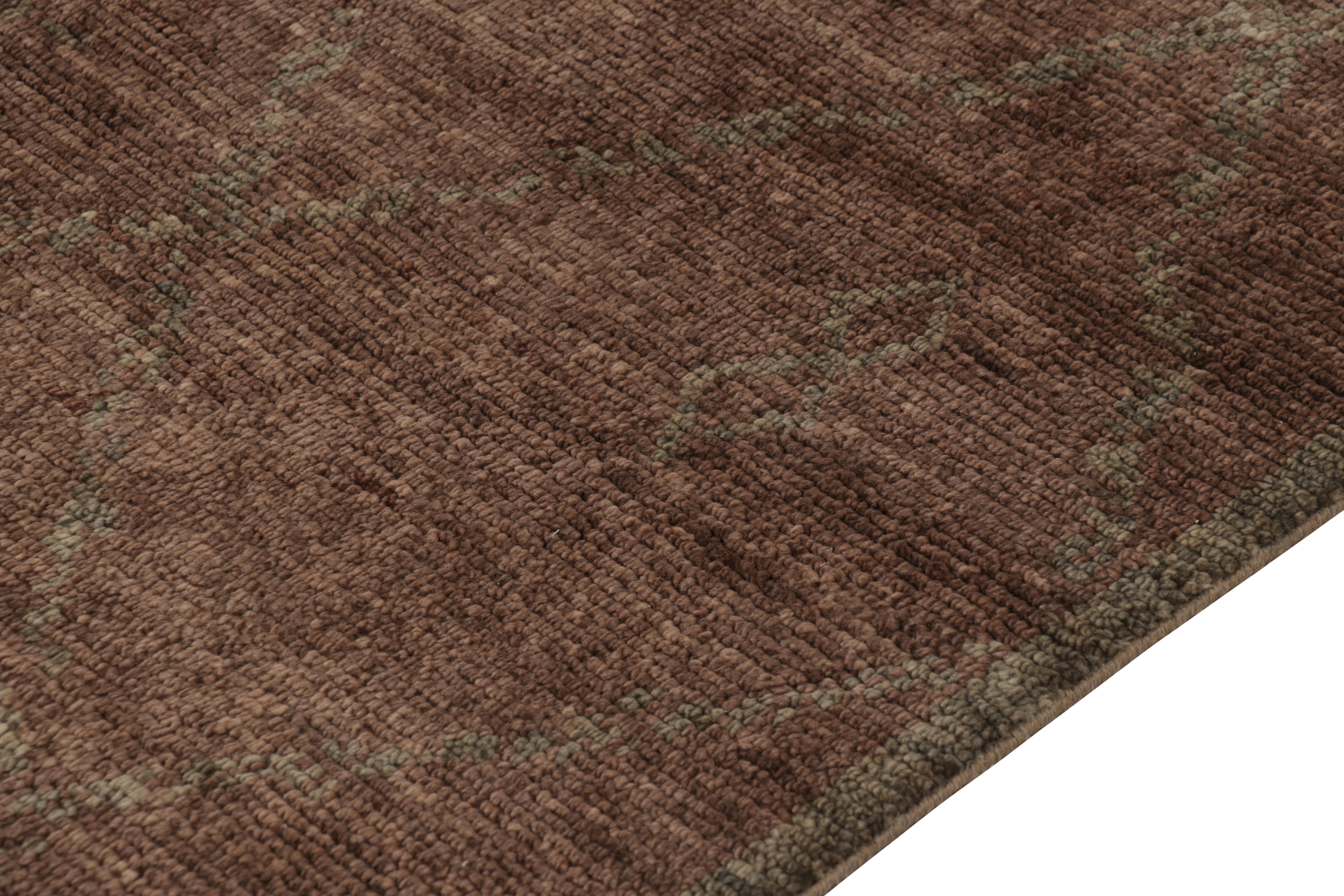 Rug & Kilim: Tappeto quadrato sovradimensionato di ispirazione marocchina con diamanti In condizioni buone in vendita a Long Island City, NY