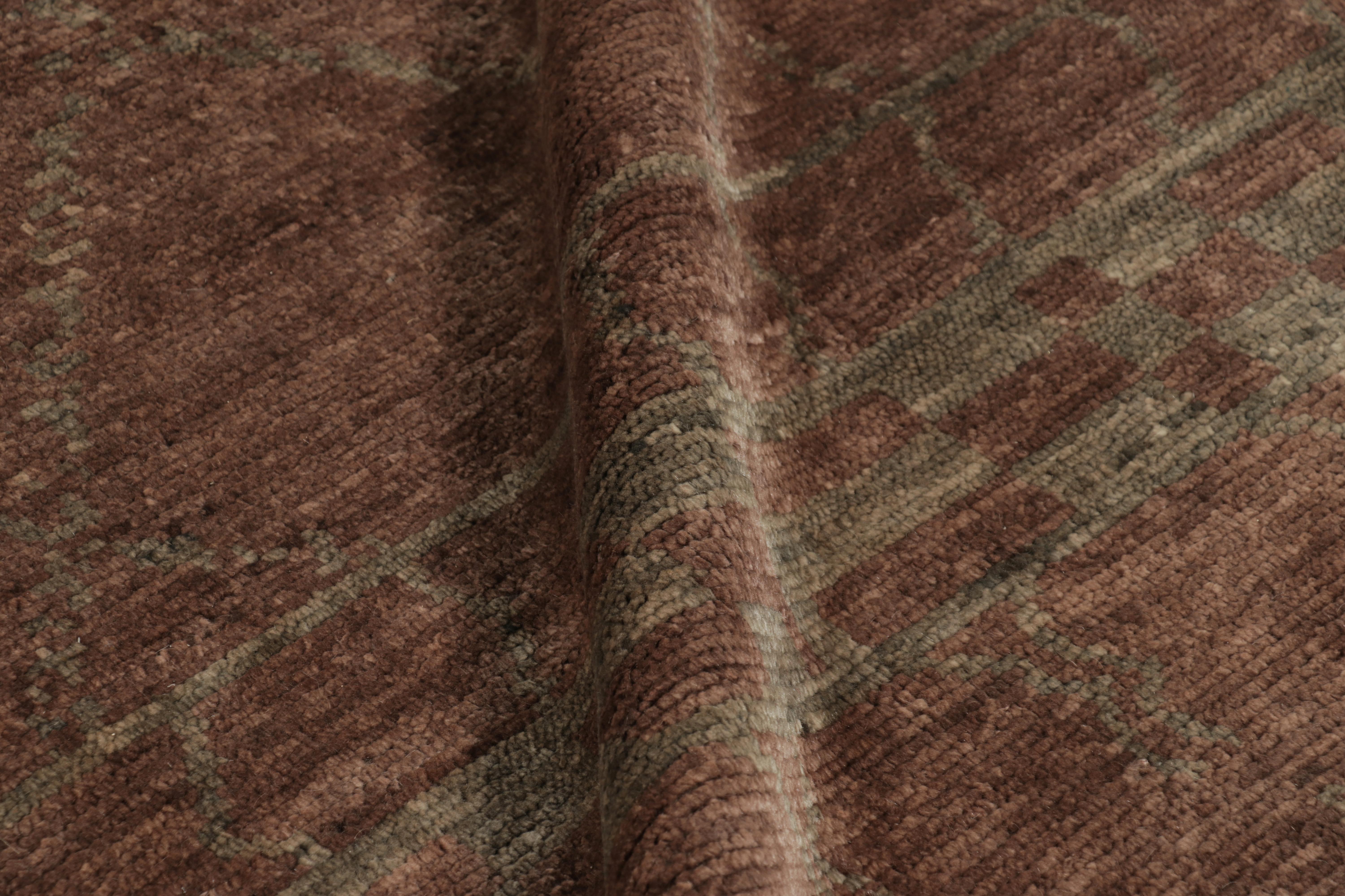 XXI secolo e contemporaneo Rug & Kilim: Tappeto quadrato sovradimensionato di ispirazione marocchina con diamanti in vendita