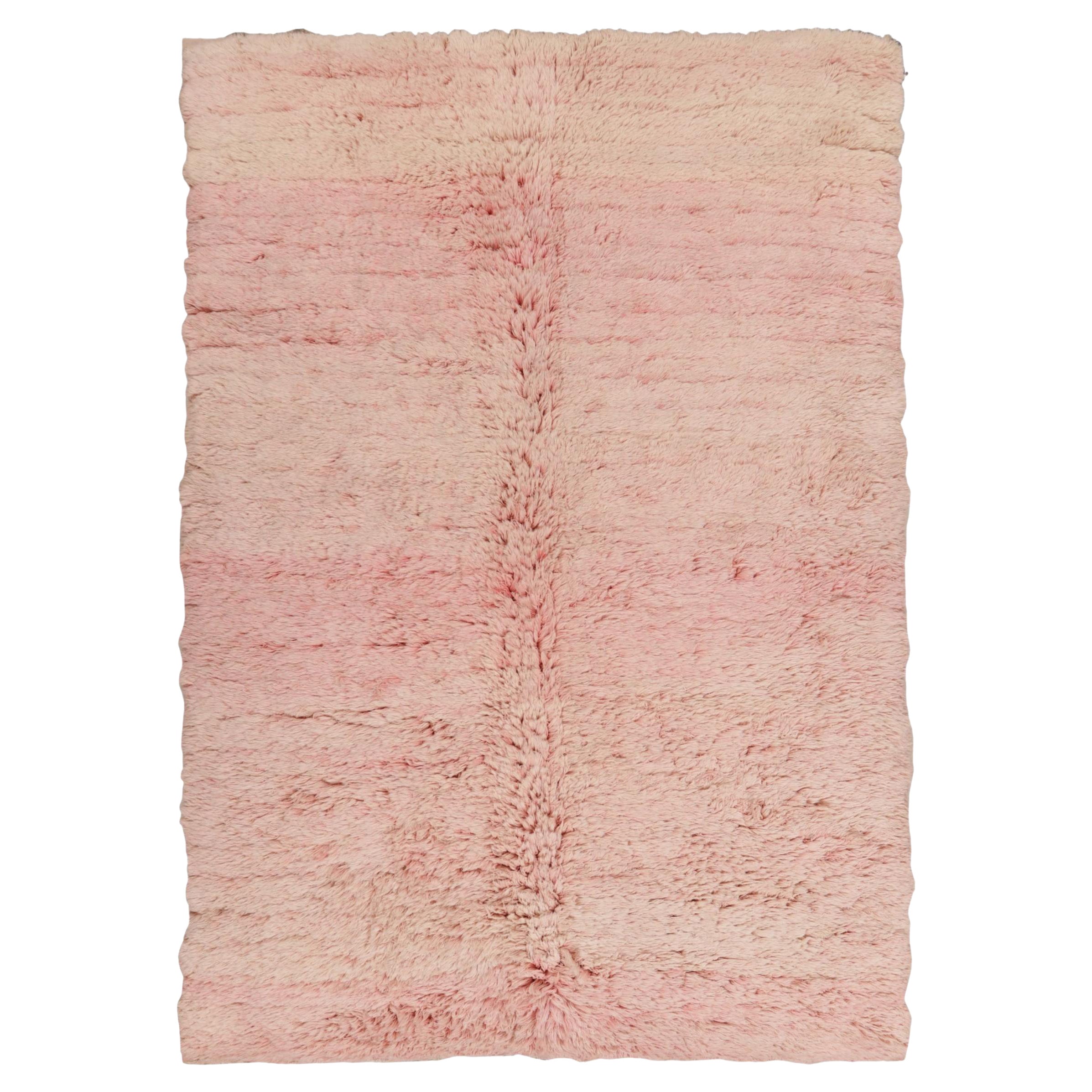 Rug 
Kilim - Tappeto marocchino oversize in rosa chiaro a pelo alto