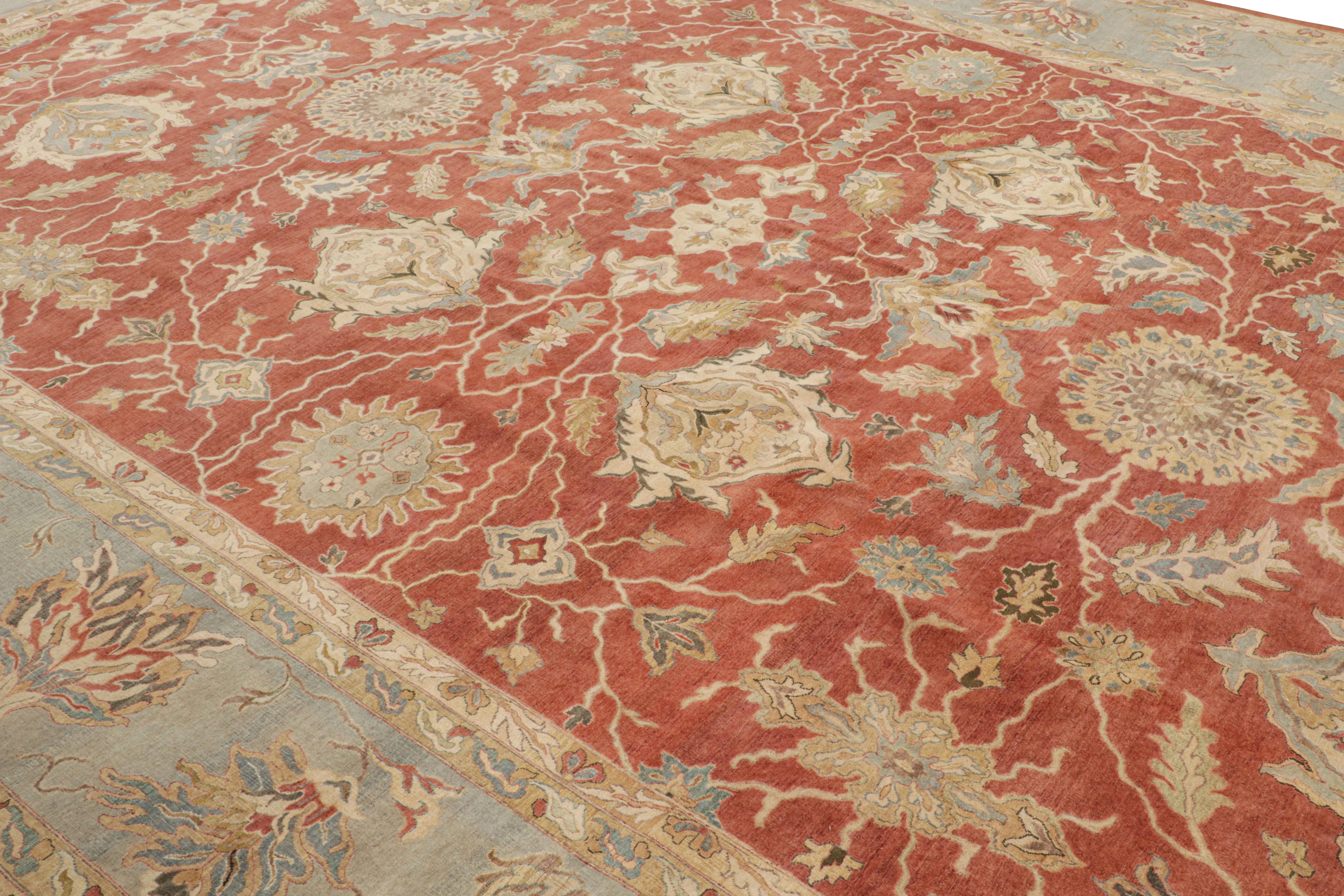 Modern Rug & Kilim’s Oversized Oriental Rug, with Florals and Leafage Patterns For Sale