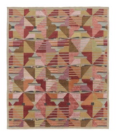 Tapis scandinave surdimensionné au motif polychrome de Rug & Kilim