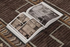 Alfombra extragrande de estilo escandinavo de Rug & Kilim en tonos marrones terrosos
