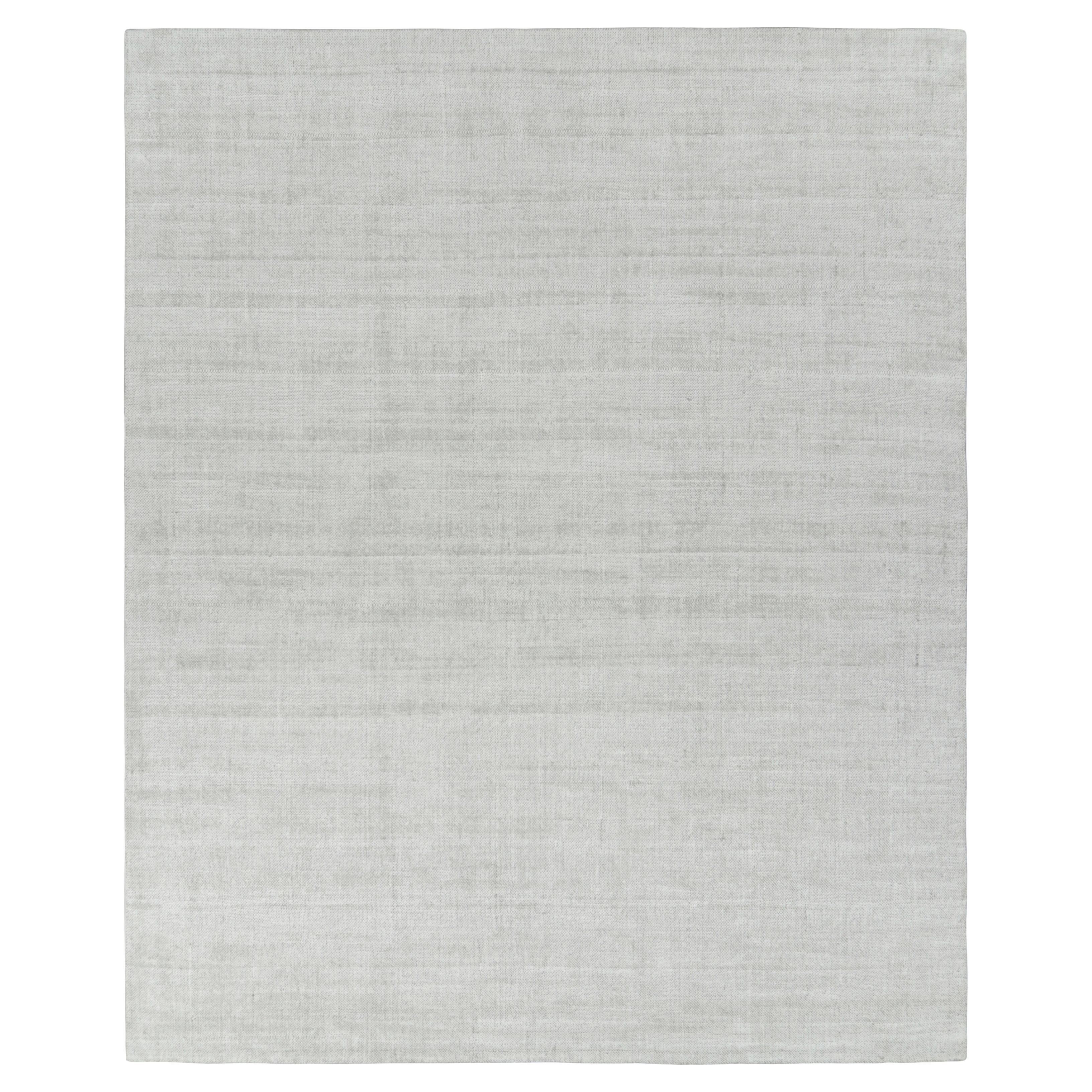 Rug 
Kilim
s übergroßer Strukturteppich in Grau- und Weiß-Tönen 
Streifen im Angebot