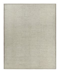 Rug & Kilim’s Oversized Textural Rug in Solid White Tones